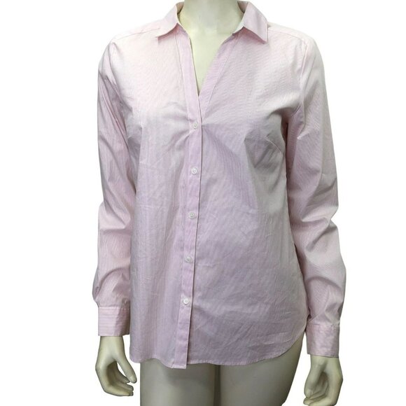 H & M WOMEN LONG SLEEVE BUTTON UP TOP SIZE 8 NEW WITH TAG - Picture 3 of 5